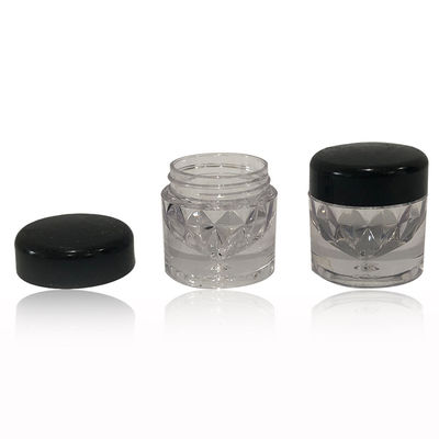 Mini Glitter Cosmetic Packaging Jar For Travel Or Samples Spilling Proof